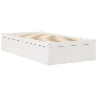 Obrázek produktu pro Postel bez matrace bílá 90 x 190 cm masivní borovice