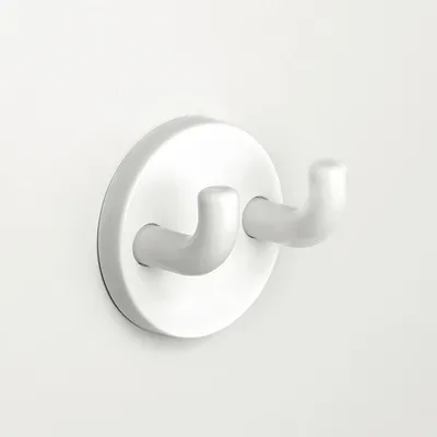 Produktbild von pba 01 Doppelwandhaken aus Nylon, 40mm x Durchm.55mm