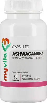 Produktbild von MyVita Ashwagandha 250mg Immune Support 60 Capsules
