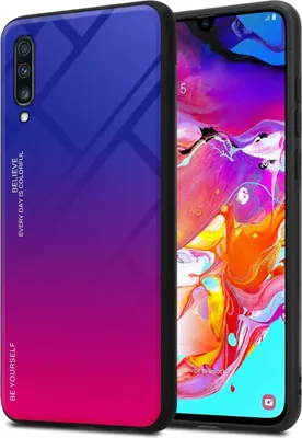 Immagine prodotto di Cadorabo custodia per Samsung Galaxy A70 / A70s cover protettiva in nero custodia per cellulare TPU custodia cover vetro temperato