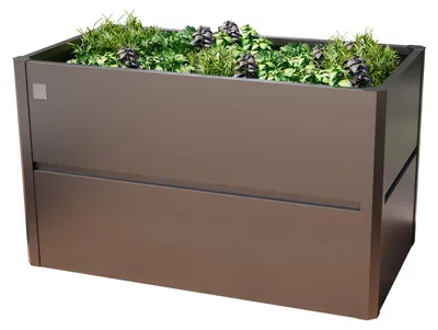 Immagine prodotto di PRIMEYARD 150 x 85 x 77 cm Orto rialzato THEO, acciaio, antracite metallizzato
