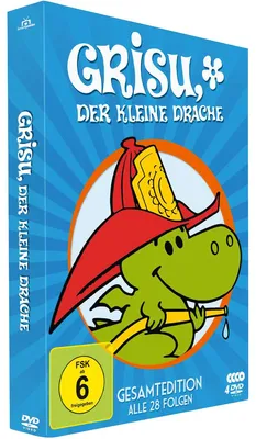Zdjęcie produktu dla Grisu - Der kleine Drache - Gesamtedition: Alle 28 Folgen (4 DVDs)