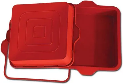 Produktbild von Famanu Silikonform quadratisch 228 x 228 H 50 mm - 20.306.00.0060