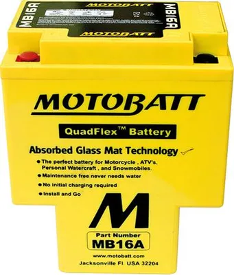Produktbild von Batterie Motobatt MB16A 19Ah, 12V, 2 Pole