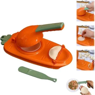 Immagine prodotto di Macchina per ravioli fatta a mano - 2 in 1 - Impastatrice manuale - Macchina per formare i ravioli