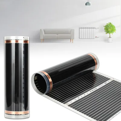 Zdjęcie produktu dla Jayseuw, folia grzewcza, ogrzewanie podłogowe, promieniście, moc: 220 W/m², wymiary pojedynczego elementu: długość 2,0 m, szerokość 0,5 m (3 m²)