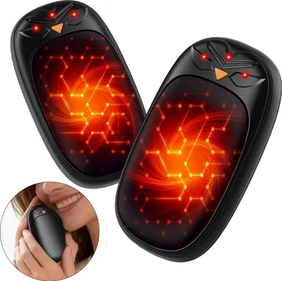 Produktbild von Tragbarer Handwärmer USB, 1800mAh Akku, magnetisch teilbar, 3 Temperaturstufen 45–60°C, kompakt