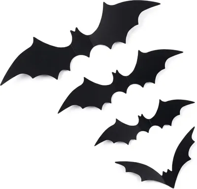 Productafbeelding van Halloween vleermuisdecoratie - Set van 60