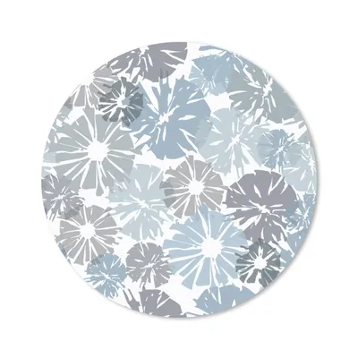 Produktbild von MuchoWow® Mauspad Mousepad Blumen - Abstrakt - Muster 50x50 cm - Mousepads - Maus Mat - Pad - Mausunterlage - Vinyl