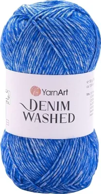 Produktbild von Yarn Art Denim Washed 910 Blue Strickgarn