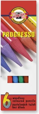 Obrázek produktu pro Koh-i-noor pastelky Progresso KIN 8755/6 v papírové krabičce