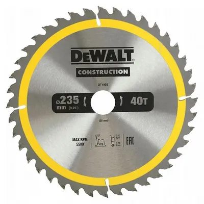 Produktbild von DeWalt Kreissägeblatt stat. 235/30 mm 40WZ