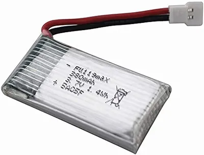 Obrázok produktu pre LiPo batéria 3,7 V 380 mAh 2 ks | Kompatibilné s Hubsan X4 H107c H107d H107L, Syma X11 X11C, HS170 | Ideálne pre RC kvadrokoptéry, RC vrtuľníky