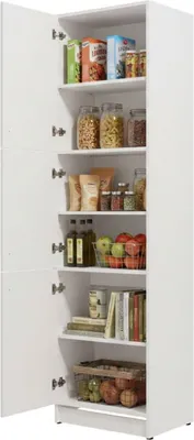 Produktbild von Falmentaa – Küchenschrank, 60x58x215h cm Weiß, 5 Einlegeböden