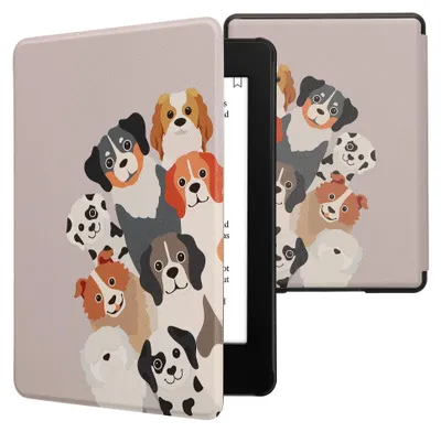 Produktbild von kwmobile Klapphülle kompatibel mit Amazon Kindle Paperwhite 11. Generation 2021 Hülle - Flipcase für Kindle Paperwhite Hülle mit Magnetverschluss -