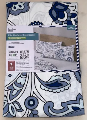 Produktbild von 2X Livarno Home Edel Renforce Kissenbezüge 40×80Cm