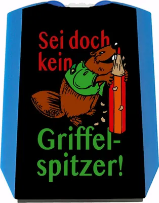Produktbild von Biber Parkscheibe mit Spruch: Sei kein Griffelspitzer