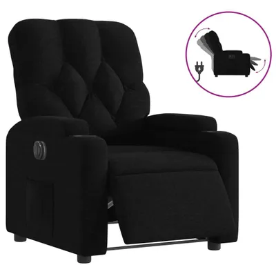 Produktbild von vidaXL Relaxsessel Elektrisch Schwarz Stoff