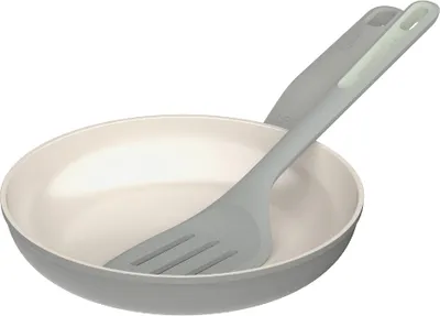 Produktbild von Balance Bratpfanne mit Spatel, 24 cm, 1,7 L, Moonmist, Recyceltes Aluminium - BergHOFF | Leo Line