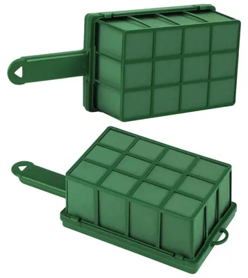 Image de Hahood, 2 pièces : cage pour fleuristerie avec mousse florale, idéale pour les arrangements floraux