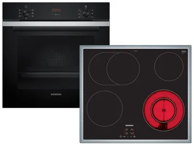 Produktbild von Siemens EQ212KA02Z, Keramik, 4 Zone(n), Glaskeramik, Schwarz, Berührung, 58,3 cm