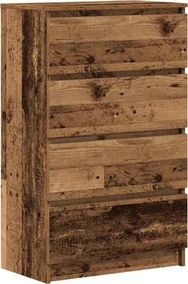 Produktbild von Sideboard Altholz-Optik 60x35x98,5 cm Holzwerkstoff