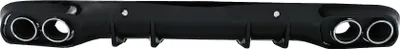 Image de Diffuseur pour Mercedes Classe C C205 A205 Coupé Cabriolet 14-19 Echappement C43 look