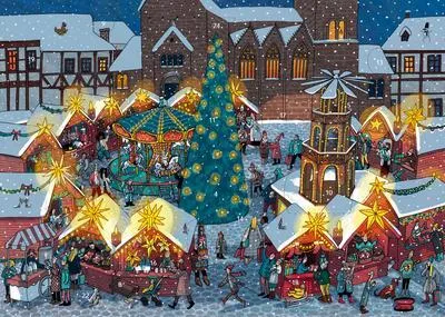 Immagine prodotto di Il calendario dell'Avvento del mercatino di Natale