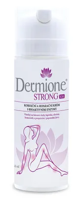 Obrázek produktu pro Dermione® STRONG 150 ml - Intenzivní krém s bioaktivními enzymy, určený pro péči o citlivou, podrážděnou nebo suchou pokožku.
