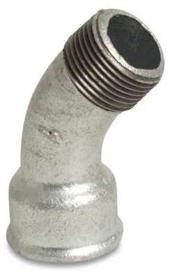 Obrázok produktu pre Závitové kovanie z kujnej liatiny 45° 1" IG x 1" AG