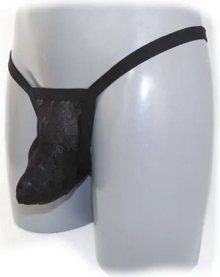 Produktbild von Thongs Men G Strings Underwear Lace Transparent