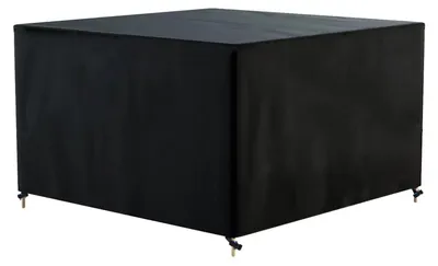 Obrázok produktu pre Vodotesný obal na záhradný nábytok, materiál 420D Oxford, čierna farba, rozmery 160 x 160 x 71 cm