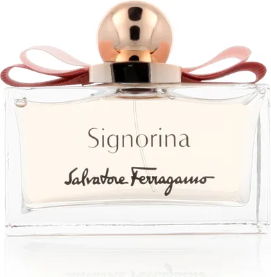 Obrázek produktu pro Salvatore Ferragamo Signorina Parfémovaná Voda 100 ml - květinová vůně pro elegantní ženy s jemnými tóny a dlouhotrvajícím efektem. Uchvátí vás svou sofistikovaností.