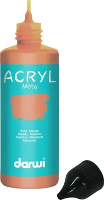 Obrázok produktu pre Darwi Metallic Akrylová farba Bronze 80 ml 1 ks