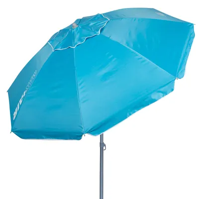 Imagen del producto de Sombrilla para playa, resistente al viento, diámetro de 200 cm, con protección UV 50, plegable, ideal para la playa