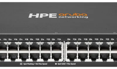 Obrázok produktu pre HPE Aruba Networking CX 6000, Riadený, L2/L3, Gigabit Ethernet (10/100/1000), Podpora napájania cez Ethernet (PoE), Inštalácia do Racku, 1U