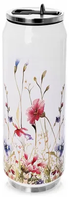 Produktbild von Orion Thermobecher Dosenform 500ml Edelstahl Weiß