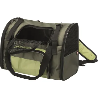 Produktbild von Trixie Hunde Rucksack Shiva grün 41 × 30 × 21 cm