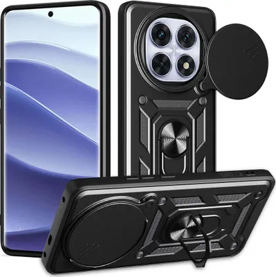 Produktbild von Tech-Protect CamShield Pro Hülle für Xiaomi Redmi Note 14 Pro+ 5G - Schwarz Matt