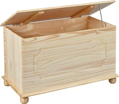 Immagine prodotto di Inter Link Cassapanca in legno massiccio Emel pino laccato naturale