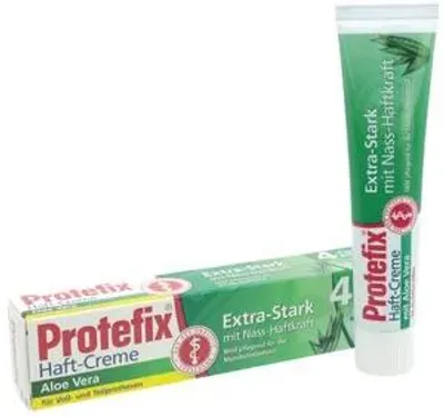Immagine prodotto di Protefix Crema fissante per dentiere extra-forte con Aloe Vera, 47 g (PRODOTTO DALLA GERMANIA)