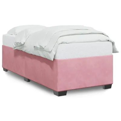 Produktbild von vidaXL Bettgestell Rosa 90x200 cm Samt