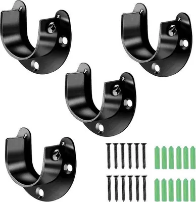 Immagine prodotto di Box doccia nero con asta Heavy Duty