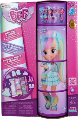 Image de IMC TOYS - Jenna Fashion Doll - Cry Babies Best Friends Forever - 904361