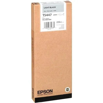 Produktbild von Epson T5447 Tintenstrahl Tintenpatrone - Grau - Originaler Pack - Tintenstrahl