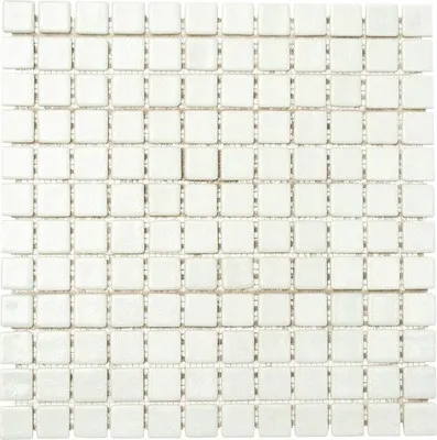 Produktbild von Glasmosaik GM AS 1010 30,5x32 cm weiß