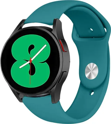 Produktbild von Strap-it Sport-Uhrenarmband – Samsung Galaxy Watch 7 (40 & 44 mm) / Galaxy Watch 6 (Classic) / Galaxy Watch 5 / Watch 5 Pro / Galaxy Watch 4 (Classic) / Watch FE – grün-blau
