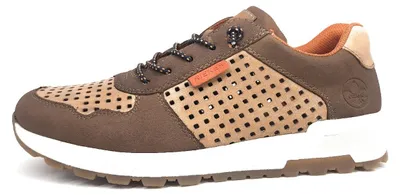 Productafbeelding van Rieker Valletta Herrenschuhe Freizeitschuhe Schnürer Braun Freizeit