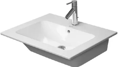 Produktbild von Möbelwaschtisch ME by Starck m ÜL m HLB 630x490mm ohne Hahnloch weiß weiß