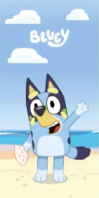 Immagine prodotto di Asciugamano da spiaggia Bluey